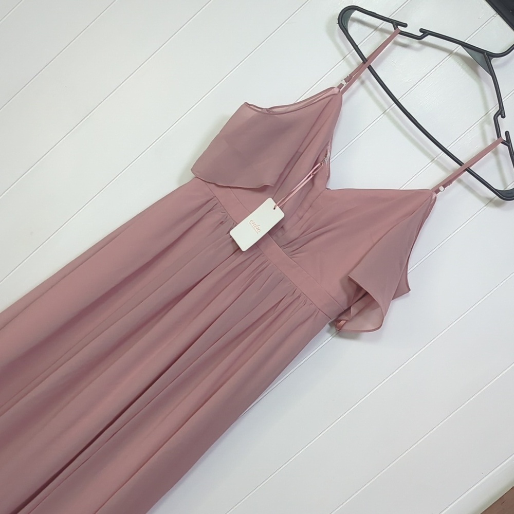 🌟NWT Entro Elegant Pink Maxi Dress - Picture 4 of 12